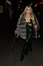 TALLIA STORM Arrives at Vas J Morgans Party in London 12/02/2021