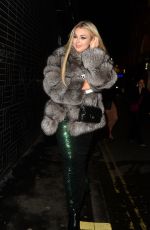 TALLIA STORM Arrives at Vas J Morgans Party in London 12/02/2021