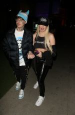 TANA MONGEAU and Lil Xan at BOA Steakhouse in Los Angeles 12/22/2021