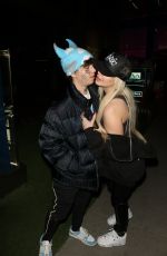 TANA MONGEAU and Lil Xan at BOA Steakhouse in Los Angeles 12/22/2021