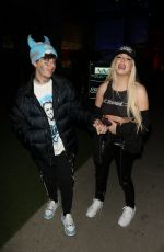 TANA MONGEAU and Lil Xan at BOA Steakhouse in Los Angeles 12/22/2021
