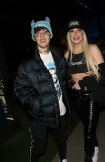 TANA MONGEAU and Lil Xan at BOA Steakhouse in Los Angeles 12/22/2021