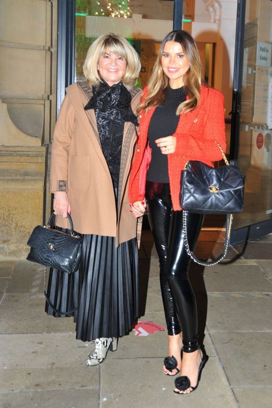 TANYA BARDSLEY and JULIE ROBINSON Arrives at Theatre Production of Cinderella in Southport 12/15/2021