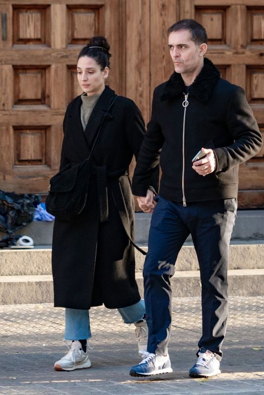 TATIANA DJORDJEVIC and Pedro Alonso Out in Barcelona 12/13/2021