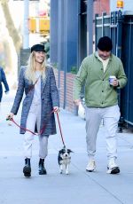 TAYLOR NEISEN Out with Hhe Dog in New York 12/14/2021