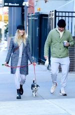TAYLOR NEISEN Out with Hhe Dog in New York 12/14/2021