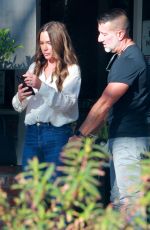 TEDDI JO MELLENCAMO in Tights Denim Out in Bel Air 12/01/2021