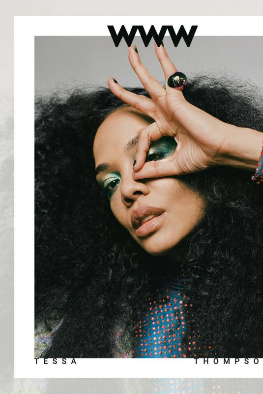 TESSA THOMPSON in Who What Wear, December 2021