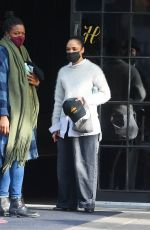 TESSA THOMPSON Leaves Her Hotel in New York 12/01/2021