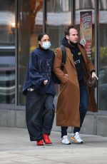 TESSA THOMPSON Out with a Friend in New York 11/30/2021