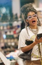 TEYANA TAYLOR Shopping in Bal Harbour in Miami 12/14/2021