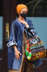 THANDIE NEWTON Out and About in New York 11/30/2021