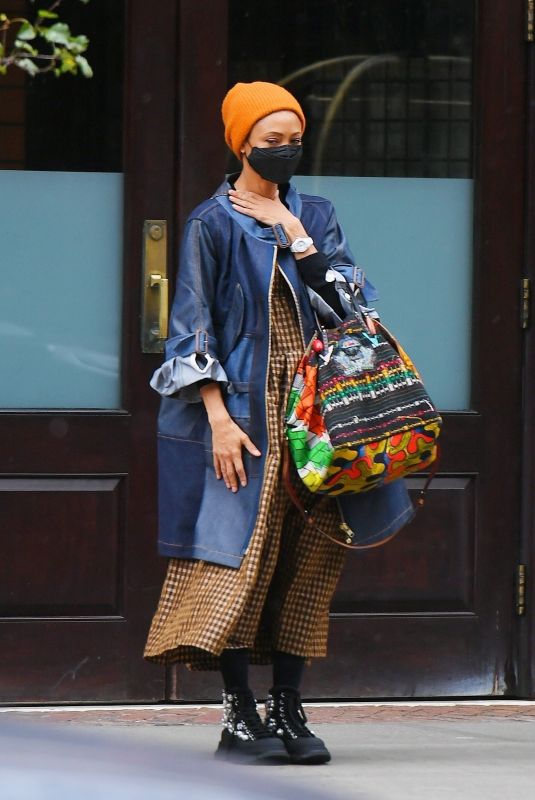 THANDIE NEWTON Out and About in New York 11/30/2021