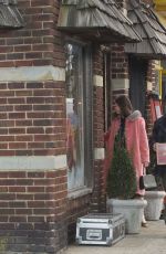 THOMASIN MCKENZIE on the Set of Eileen in New Jersey 12/21/2021
