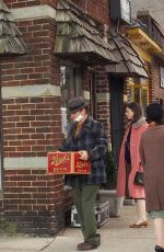 THOMASIN MCKENZIE on the Set of Eileen in New Jersey 12/21/2021