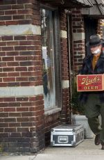 THOMASIN MCKENZIE on the Set of Eileen in New Jersey 12/21/2021