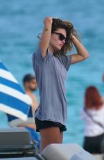 THYLANE BLONDEAU Out on the Beach in Miami 12/27/2021