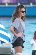 THYLANE BLONDEAU Out on the Beach in Miami 12/27/2021