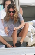 THYLANE BLONDEAU Out on the Beach in Miami 12/27/2021