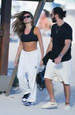 THYLANE BLONDEO Leaves a Beach in Miami 12/28/2021