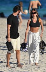 THYLANE BLONDEO Leaves a Beach in Miami 12/28/2021