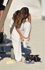 THYLANE BLONDEO Leaves a Beach in Miami 12/28/2021