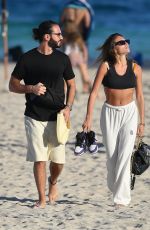 THYLANE BLONDEO Leaves a Beach in Miami 12/28/2021