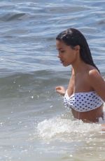TINA KUNAKEY in Bikini at a Beach in Rio de Janeiro 12/27/2021