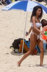 TINA KUNAKEY in Bikini at a Beach in Rio de Janeiro 12/27/2021