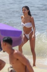 TINA KUNAKEY in Bikini at a Beach in Rio de Janeiro 12/27/2021