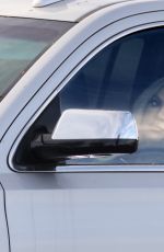TORI SPELLING Out Driving in Woodland Hills 12/17/2021