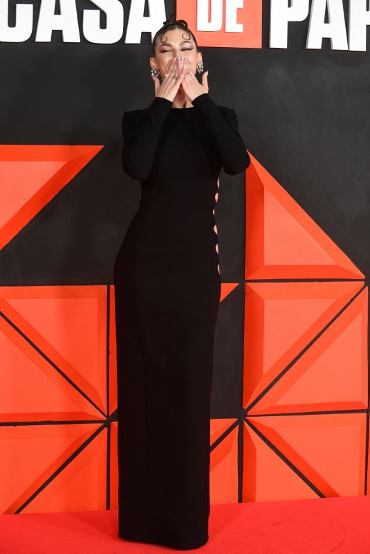 URSULA CORBERO at La Casa de Papel Premiere in Madrid 11/30/2021