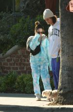 VANESSA HUDGENS and Cole Tucker at a Lunch Date at Alcove Cafe in Los Angeles 12/11/2021
