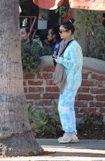 VANESSA HUDGENS and Cole Tucker at a Lunch Date at Alcove Cafe in Los Angeles 12/11/2021