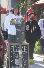 VANESSA HUDGENS and Cole Tucker Out for Lunch with Friends in Los Feliz 12/26/2021