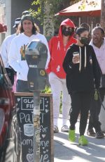 VANESSA HUDGENS and Cole Tucker Out for Lunch with Friends in Los Feliz 12/26/2021