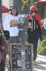 VANESSA HUDGENS and Cole Tucker Out for Lunch with Friends in Los Feliz 12/26/2021