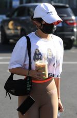 VANESSA HUDGENS and GG MAGREE Arrives at Dogpound in Los Angeles 12/01/2021