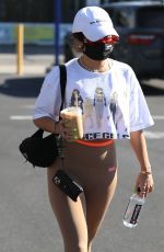 VANESSA HUDGENS and GG MAGREE Arrives at Dogpound in Los Angeles 12/01/2021