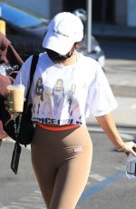 VANESSA HUDGENS and GG MAGREE Arrives at Dogpound in Los Angeles 12/01/2021
