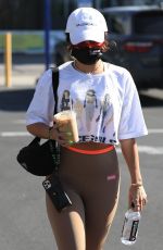 VANESSA HUDGENS and GG MAGREE Arrives at Dogpound in Los Angeles 12/01/2021