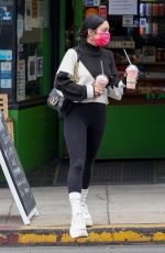 VANESSA HUDGENS at Earth Organic Juice Bar in Los Angeles 12/22/2021