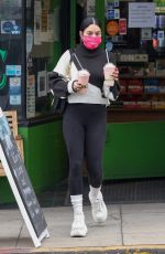 VANESSA HUDGENS at Earth Organic Juice Bar in Los Angeles 12/22/2021