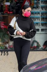 VANESSA HUDGENS at Earth Organic Juice Bar in Los Angeles 12/22/2021