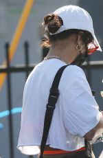 VANESSA HUDGENS Heading to a Gym in Los Angeles 12/06/2021