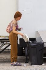 VERA FARMIGA on the Set of Five Days at Memorial in New Orleans 12/21/2021