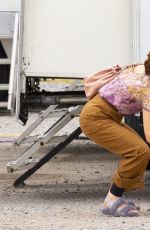 VERA FARMIGA on the Set of Five Days at Memorial in New Orleans 12/21/2021
