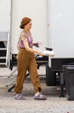 VERA FARMIGA on the Set of Five Days at Memorial in New Orleans 12/21/2021