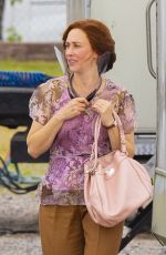 VERA FARMIGA on the Set of Five Days at Memorial in New Orleans 12/21/2021