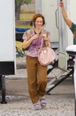 VERA FARMIGA on the Set of Five Days at Memorial in New Orleans 12/21/2021